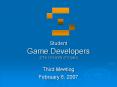 Student Game Developers at the University of Virginia