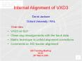 Internal Alignment of VXD3