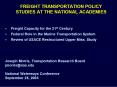 FREIGHT CAPACITY FOR THE NEXT CENTURY