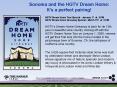 HGTV Dream Home Tour Special January 1st at 9 PM
