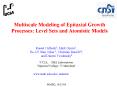 Multiscale Modeling of Epitaxial Growth Processes: Level Sets and Atomistic Models