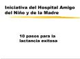 Iniciativa del Hospital Amigo del Nio y de la Madre