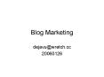 Blog Marketing
