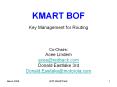 KMART BOF
