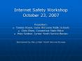 Internet Safety Workshop