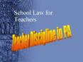 School Law for Teachers