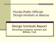 Florida Public Officials Design Institute at Abacoa