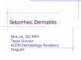 Seborrheic Dermatitis