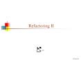 Refactoring II