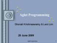 Aglet Programming