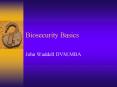 Biosecurity Basics