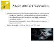 Altered States of Consciousness