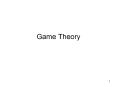 Game Theory