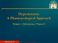 Hypertension: A Pharmacological Approach