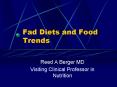Fad Diets and Food Trends