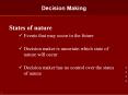 Decision Making
