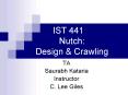 IST 441 Nutch: Design