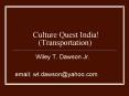 Culture Quest India Transportation