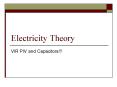 Electricity Theory