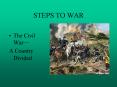 STEPS TO WAR