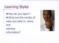 Learning Styles