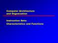 Computer Architecture and Organization