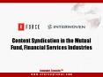 Content Syndication in the Mutual Fund, Financial Services Industries