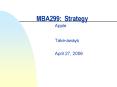 MBA299: Strategy