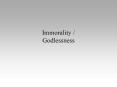 Immorality Godlessness
