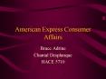 American Express Consumer Affairs