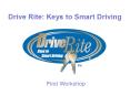 Drive Rite: Keys to Smart Driving