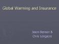 Global Warming and Insurance
