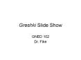 Greshki Slide Show