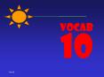 Vocab 10