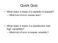 Quick Quiz