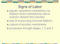 Signs of Labor