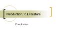 Introduction to Literature