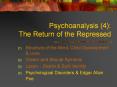 Psychoanalysis 4: The Return of the Repressed