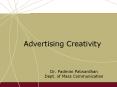 Advertising Creativity