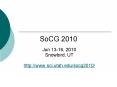 SoCG 2010