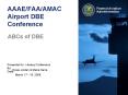 AAAEFAAAMAC Airport DBE Conference