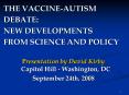 THE VACCINEAUTISM
