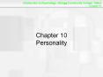 Chapter 10 Personality