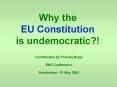Why the EU Constitution is undemocratic