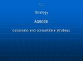 MGMT 321 Class 6 Strategy