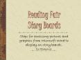 Reading Fair Story Boards