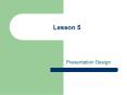 Presentation Design