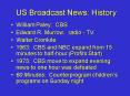 US Broadcast News: History