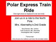Polar Express Train Ride Click right arrow on keyboard to see next slide.