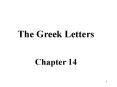 The Greek Letters Chapter 14